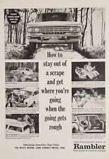 1962 Print Ad Rambler Station Wagon & Sedan Compact Car Excellence