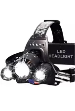 Danforce Headlamp. USB Rechargeable LED Head Lamp. Ultra Bright CREE 1080 Lumen