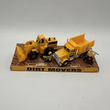 Matchbox Dirt Machines CAT Dirt Movers Die-Cast Set Wheel Loader Dump Truck 1:64