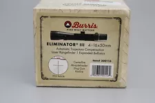 Burris Eliminator III 4-16x50 X96 Second-Focal Plane 1" Riflescope