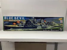 Lindberg Fletcher Class Blue Devil Destroyer 1:125 Scale Model Kit SEALED!!