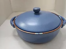 Dansk Mesa Sky Blue Covered Casserole Dutch Oven Portugal