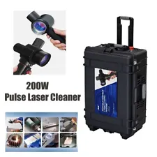 US Stock Used 200W Pulsed Laser Cleaning Machine Metal Rust Removal Painting