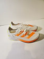 Adidas Adizero Pro Mens Running Shoes Size 8 White Screaming Orange FY0098