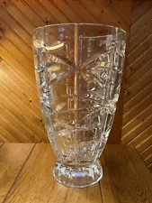 STUNNING Shannon Large 11 3/4" Tall CLEAR Crystal Vase / GREAT GIFT!!