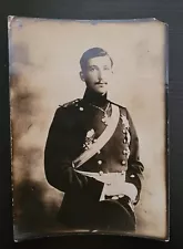 1918, Kingdom of Bulgaria, Boris III. Rare VINTAGE ORIGINAL PHOTO 5X7 INCHES