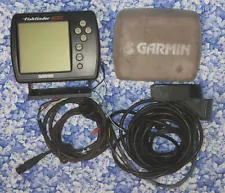 Garmin Fishfinder 160 Fish Finder with transponder and cables.