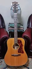 Gibson J-50 Deluxe Acoustic Guitar #B22267 W/ Roadrunner Hard-Shell Case