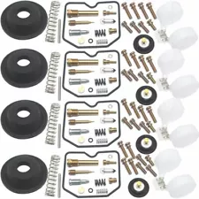 4X FOR KAWASAKI Concours ZG1000 1989-2006 carburetor repair kit diaphragm float (For: 2006 Kawasaki Concours 1000)