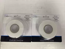 2 Mainstays Mirror Mounting Tape Foam Tape .75X36” Each roll, 72” total New