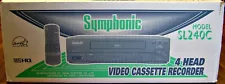 SYMPHONIC SL240C VHS VCR Player: "Brand New In Box - Never Used": Perfect