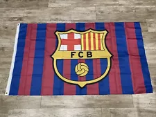 Barcelona FC Flag Banner 3x5 ft Spain Soccer Bicolor New Futbol Club 2020 Barca