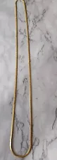 From Estate Sale Marked 1/20 12k Yellow Gold 24" Serpintine? Chain