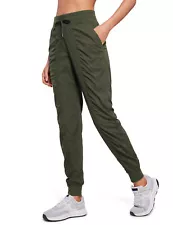 CRZ YOGA Lightweight Workout Joggers for Women Casual Track Pants with Pockets