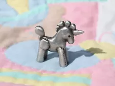 Lead Free Pewter Stuffed Unicorn Figurine game piece Gift Hastings Pewter NEW