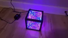 HyperCube Nano Infinity Cube LED Light with Stand 5.5-Inch Sound Reactive