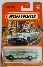 MATCHBOX DODGE CORONET 1959 POLICE CAR SEALED ON LONG CARD #91/2021