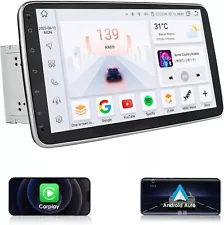 10.1" QLED Touch Screen 2DIN Android 12 8-Core Car Play Stereo GPS Head Unit DSP