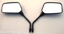 Pair Black Mirrors- Kawasaki KZ650 KZ750 KZ1100 KZ1300 (For: Kawasaki)