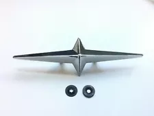 FENDER SKIRT STAR ORNAMENT 1954-1958 PONTIAC OR ANY CUSTOM USE METAL STAR (For: 1958 Pontiac Star Chief)