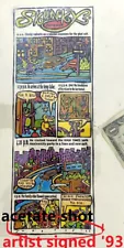 1993 Vintage *STEVE MARCUS* CANNABIS ART HIGH TIMES SKUNKY PAPERS CARTOON LAYOUT