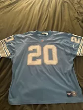 Vintage Detroit Lions Barry Sanders Jersey Stitched XL