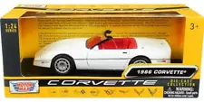 1986 Chevrolet Corvette C4 Convertible White with Red Interior History of Series