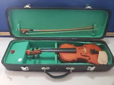 Small Cremona Fecit Anno Domini 19 Violin And Bow With Case