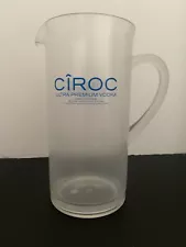 Ciroc Vodka Heavy Plastic Pitcher For Bottle Service/summertime Brand New