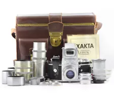 Ihagee Exakta Varex Film Camera with 40mm 50mm 75mm 135mm OUTFIT