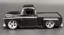 Jada Toys Just Trucks 1955 Chevy Stepside Pickup Black Color