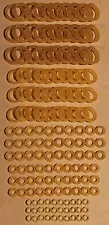 150 Stringing Bands Rubberbands For Doll Repair - 5 Sizes *Best Value On Ebay*