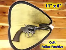 1960's 6" x 11" Gun Case for S&W 34 63 4" COLT Police Positive & 1911 Officers