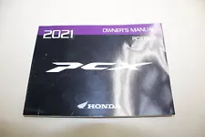 2021 HONDA PCX 150 ORIGINAL OWNERS MANUAL