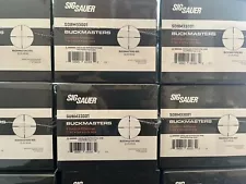 SIG SAUER SOBM33001 Buckmasters Rifle Scope 3-9x 40mm BDC, Black