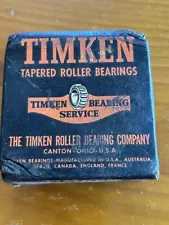 Timken Tapered Roller Bearings New Old Stock Vintage Original Axel Part