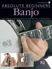 Absolute Beginners Banjo Sheet Music Book and Audio NEW 014000981