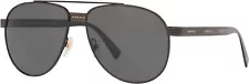 VERSACE VE2209 100987 58mm Phantos Black Dark Grey Men's Sunglasses