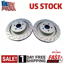 For Mercedes Benz E63 Amgs C63 Cls63 Amg Rear Brake Rotors US Stock Hot Sales (For: 2014 E63 AMG)