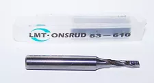 1/8" (.1250") CARBIDE SINGLE O FLUTE ROUTER FOR ALUMINUM./PLASTIC ONSRUD 63-610