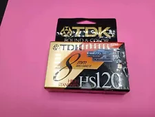 Sealed TDK 8MM Blank New CASSETTE Tape HS 120 For Camcorder Camera Video Camera