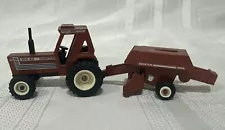 1/64th scale Hesston DT 130-90 Tractor and 4600 Square baler ð¥ð¥ð¥