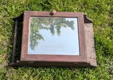 Vintage Handmade Mirrored Medicine Cabinet Rustic Patina Approx 21"x12.5"x5.5"