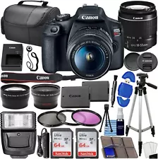 SALE OFF Canon EOS Rebel T7 DSLR Camera Bundle + Accessory Kit