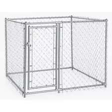 Lucky Dog 5 x 5 x 4 Foot Heavy Duty Chain Link Dog Kennel Enclosure (Used)