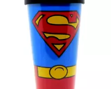 Superman DC Comics 2011 16 Oz Tumbler No Microwave Travel Mug Superhero Plastic