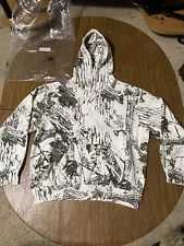 Supreme Small Box Hooded Sweatshirt Hoodie - Snow Camo - Size Medium - SS24 New