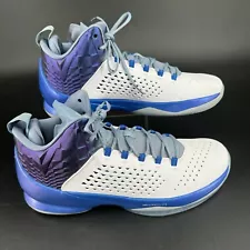 Nike Air Jordan Melo M11 MENS Blue White Lace Up Athletic Shoes Sneakers 11.5