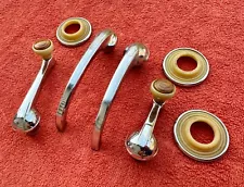 1941 - 1948 Chevy Fleetline Inside Door Handles Regulator Window Crank Wing LOT