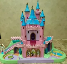 Vintage Polly Pocket Disney World Magic Kingdom Castle Musical Set incomplete